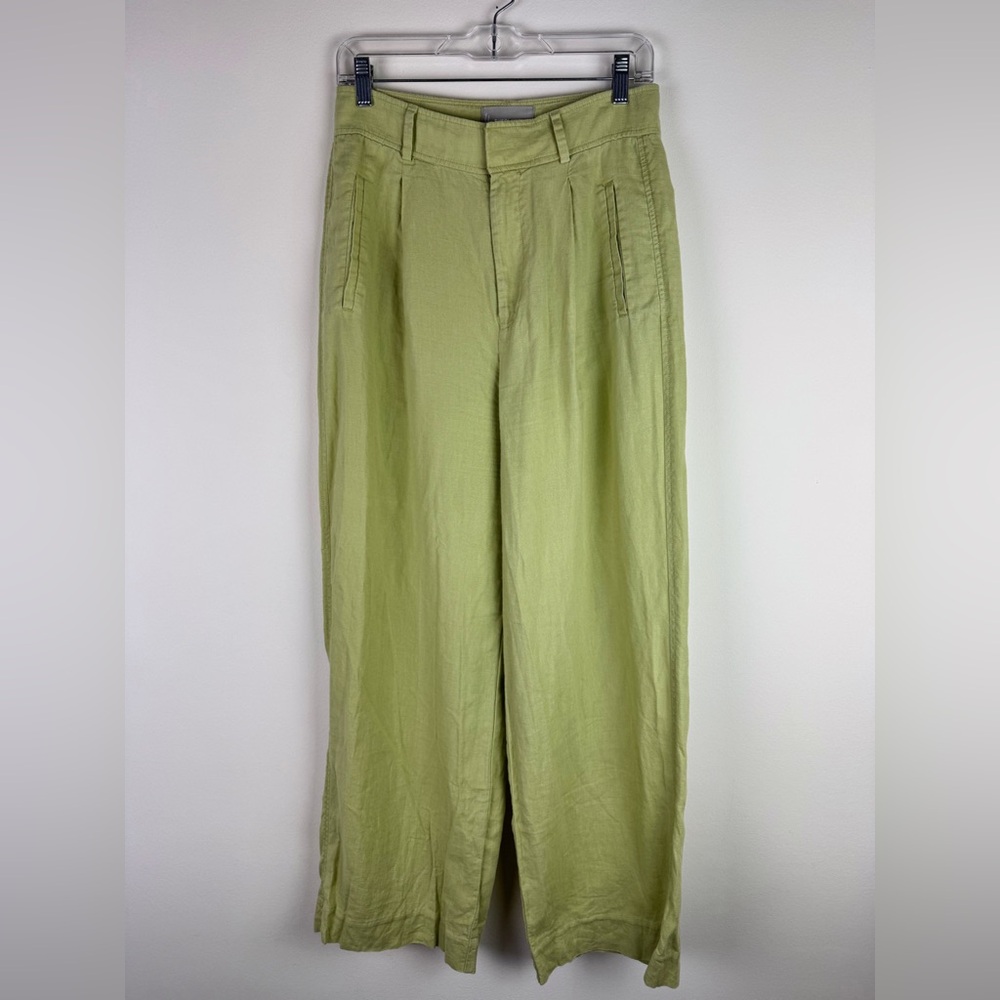 Everlane Light Green Linen Trouser Pants